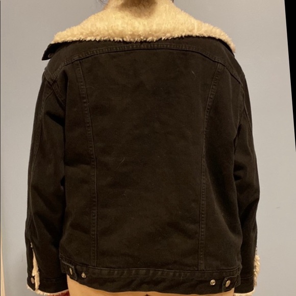 Levi’s Oversized Denim Jacket Black - Picture 8 of 11